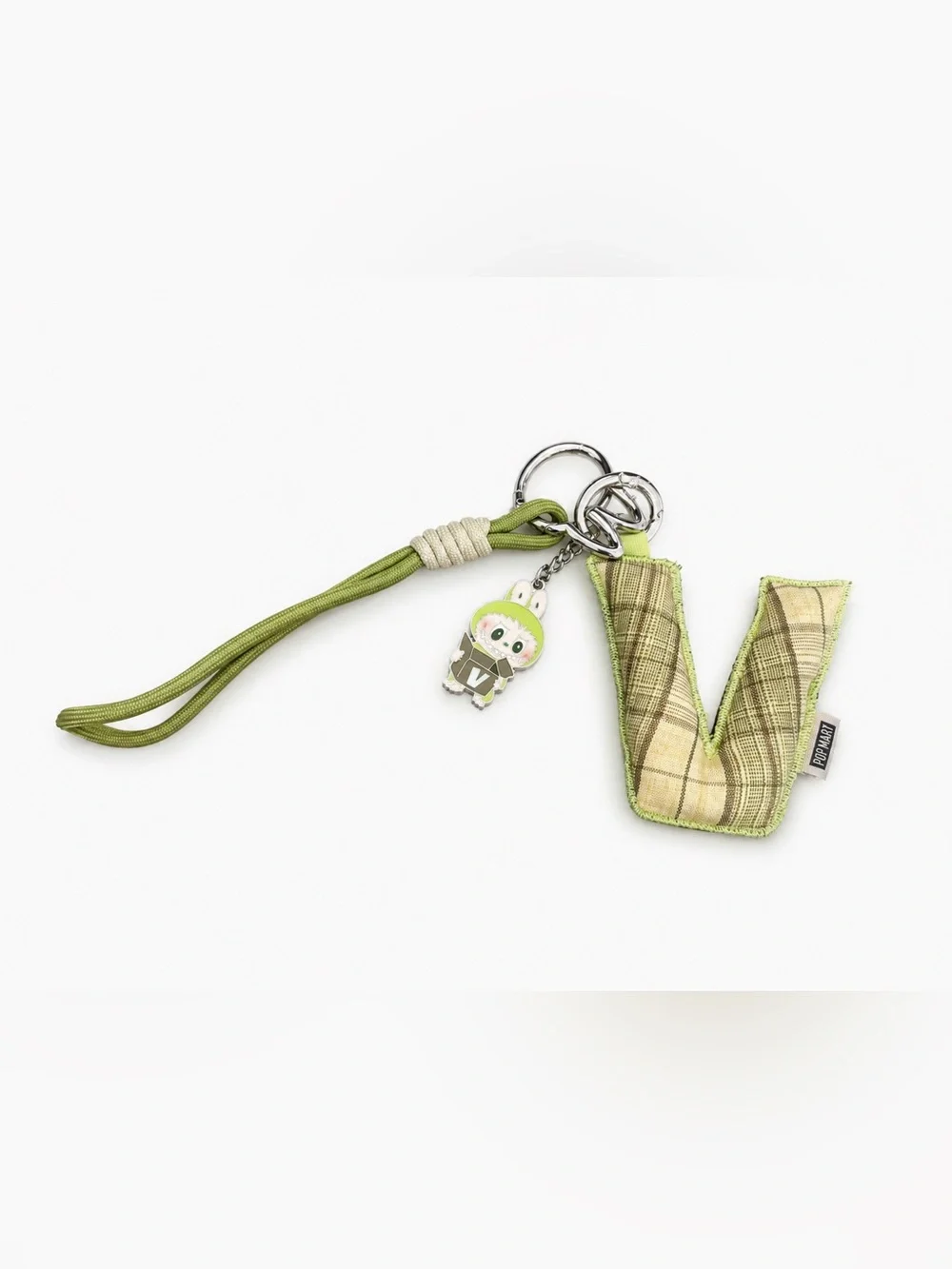 POPMART Labubu Letter “V” Keychain New